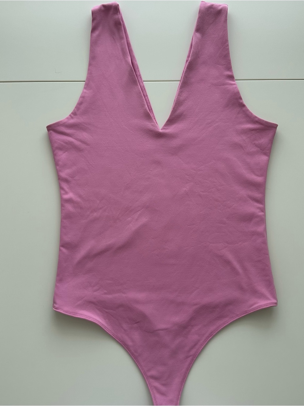 Pink Abercrombie & Fitch bodysuit, Soft A&F collection- M